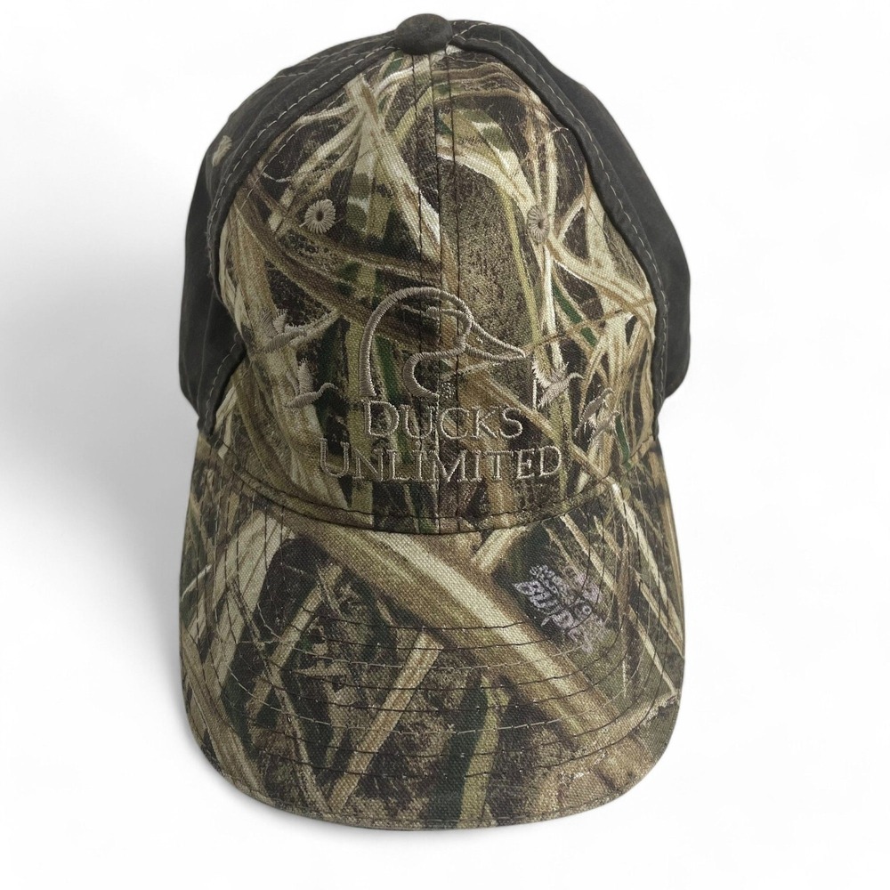 Ducks Unlimited Camo DU Leader 2016 Adjustable Cotton Ball Cap Hat Hunting‎